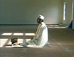 Imam in prayer.